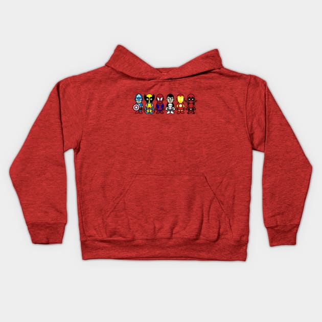 Lil' Heroes Kids Hoodie by cl0udy1